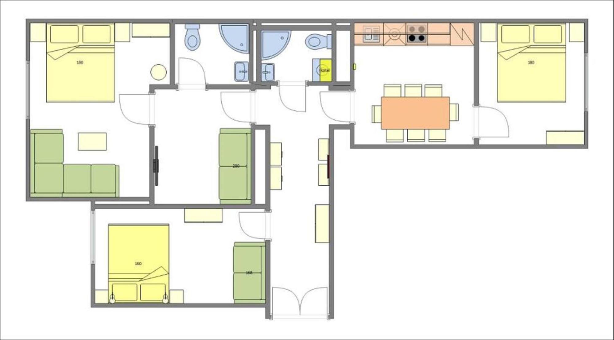 Apartament 3bdr Center Ruterra